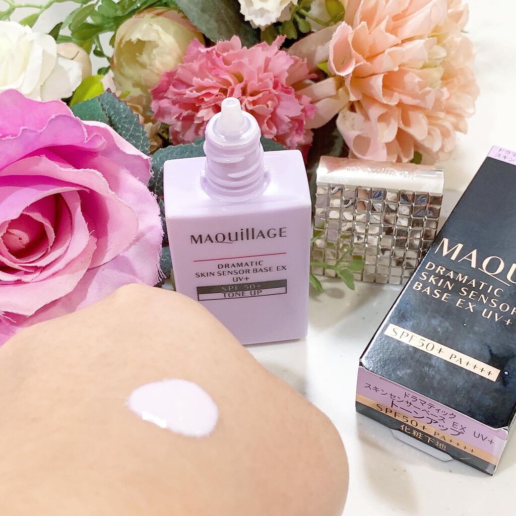 ドラマティックスキンセンサーベース EX UV+ トーンアップ/マキアージュ/化粧下地を使ったクチコミ（3枚目）