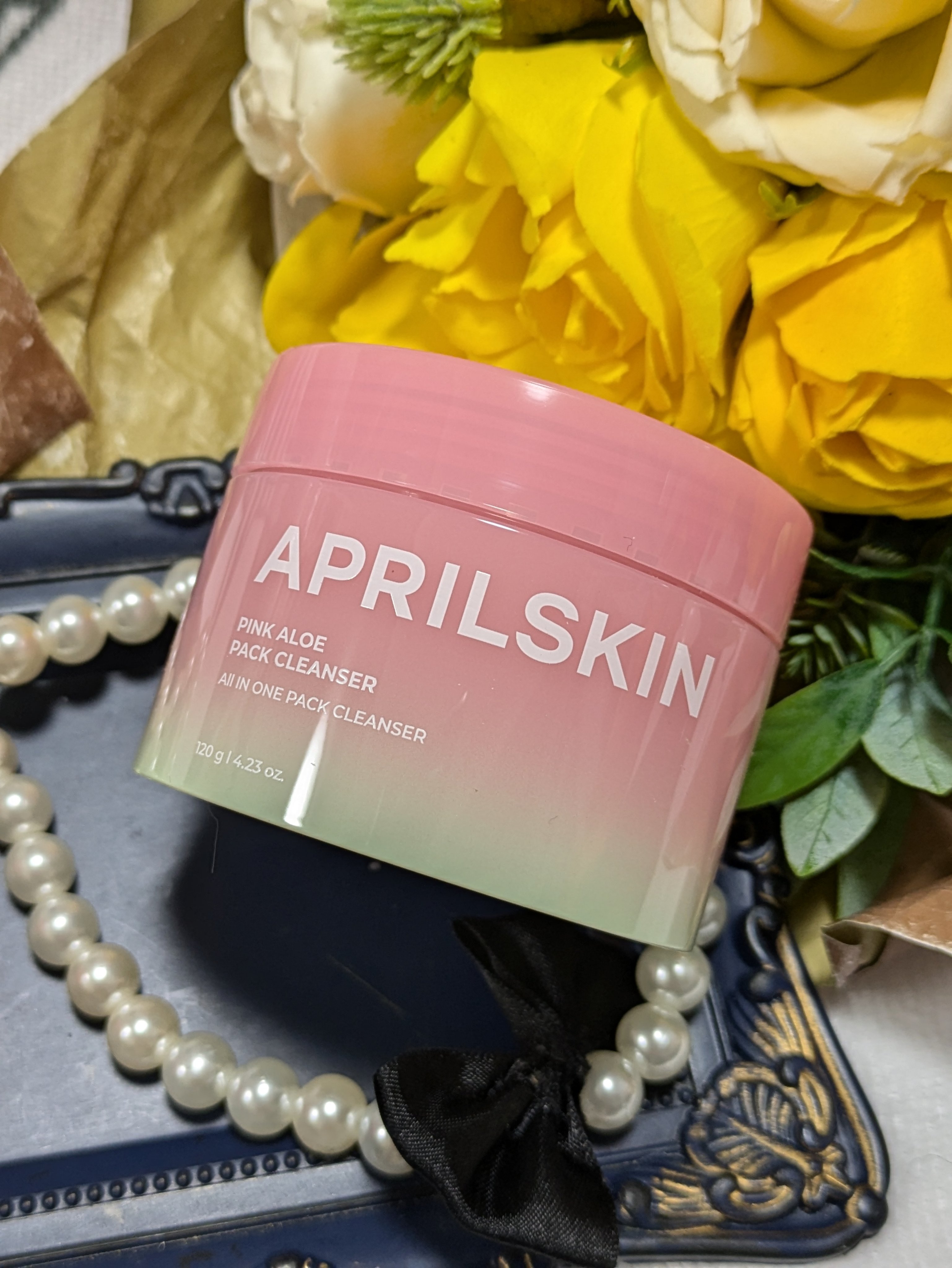 ピンクアロエメレンゲクレンザー/APRILSKIN/その他洗顔料を使ったクチコミ（3枚目）