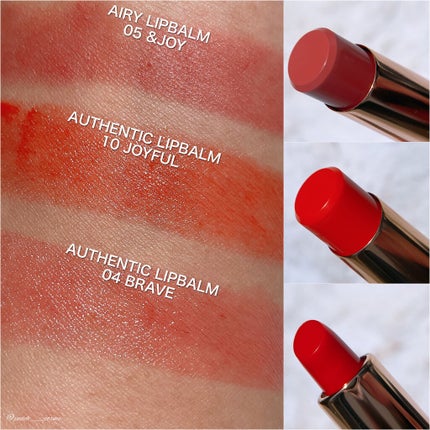 オーセンティック リップ バーム/athé/口紅を使ったクチコミ(3枚目)