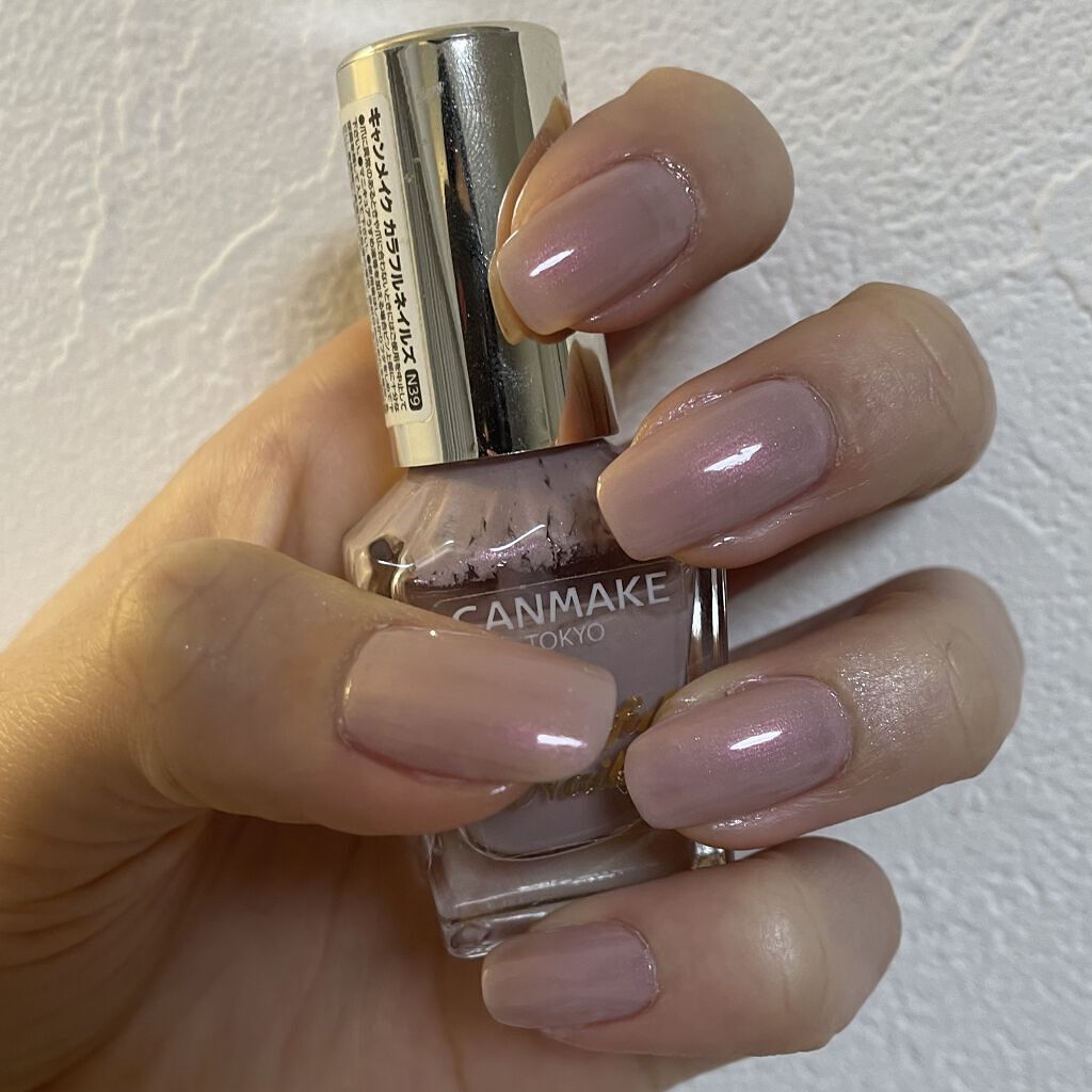 カラフルネイルズ N39 プティバレリーナ/キャンメイク/マニキュアを使ったクチコミ（1枚目）