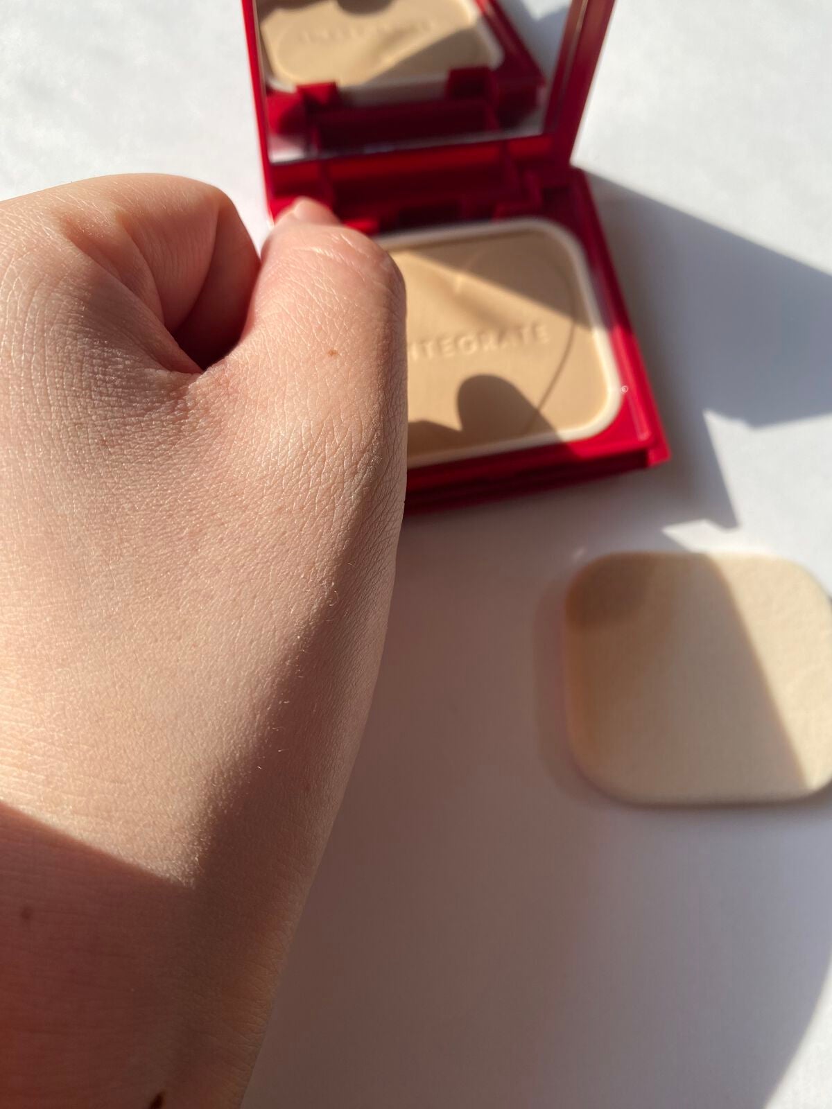 プロフィニッシュファンデーション/インテグレート/パウダーファンデーションを使ったクチコミ(4枚目)