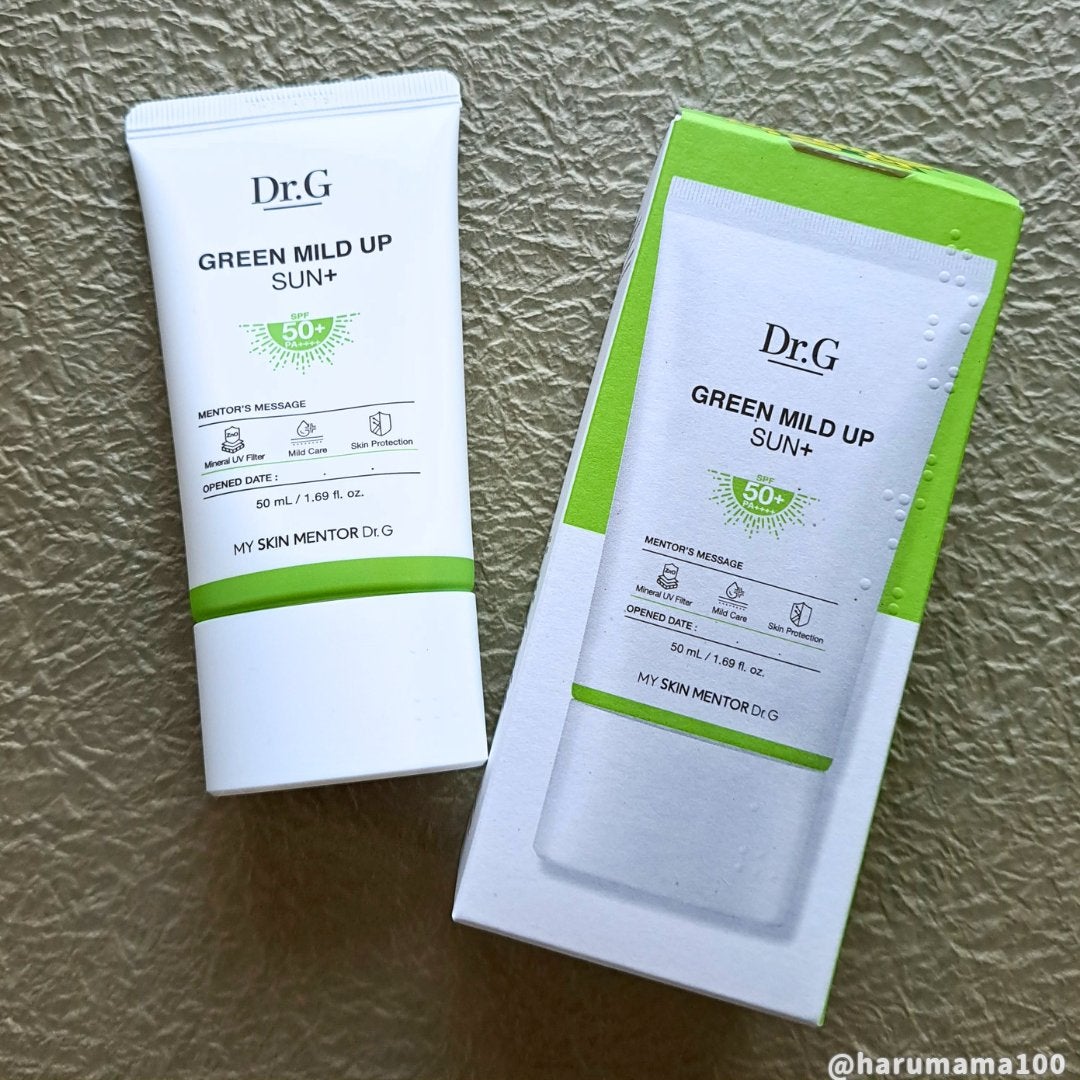 グリーンマイルドアップサンプラス/Dr.G/日焼け止めクリームを使ったクチコミ(6枚目)