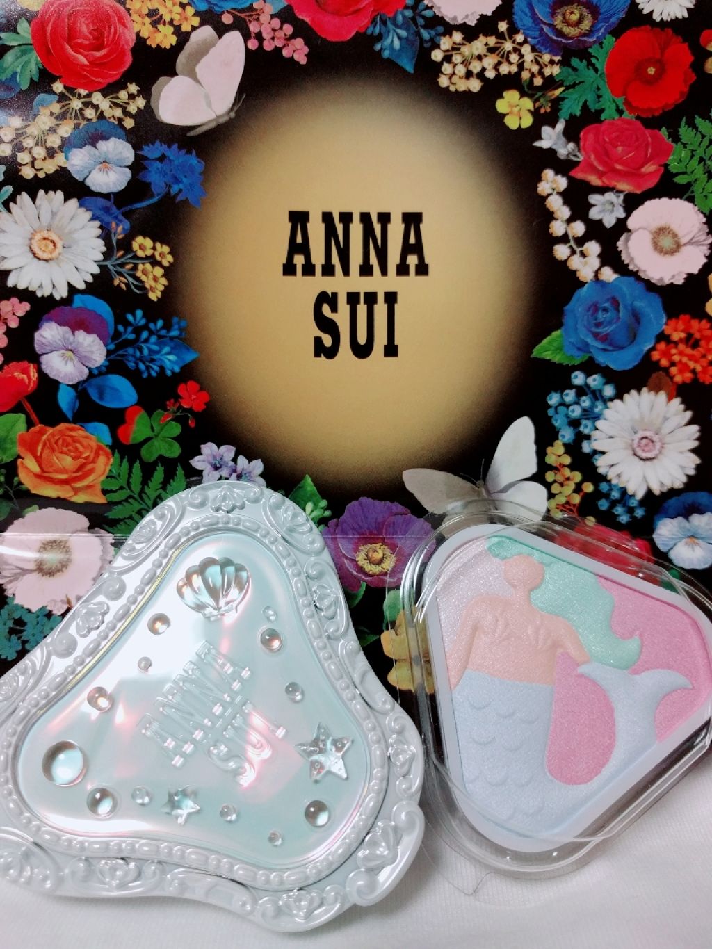 マーメイド メイクアップ パレット 限定品/ANNA SUI/単色アイシャドウを使ったクチコミ（1枚目）