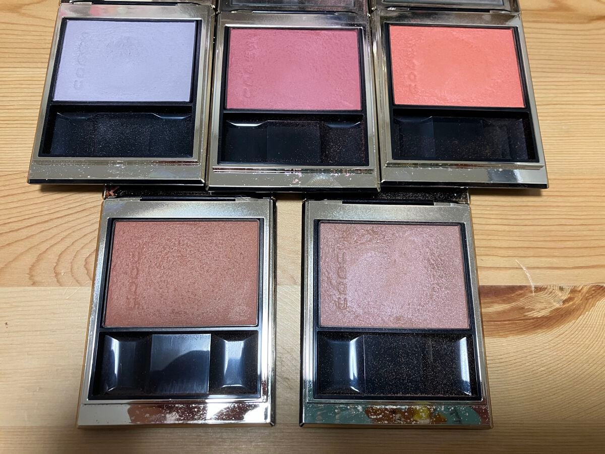 メルティング パウダー ブラッシュ/SUQQU/パウダーチークを使ったクチコミ(1枚目)