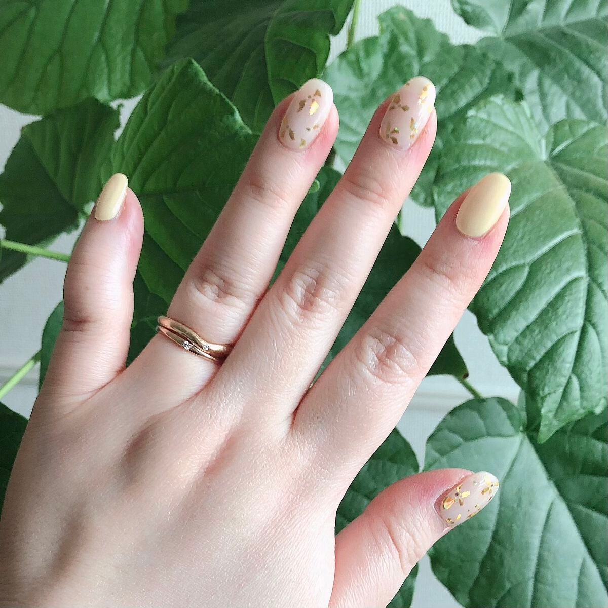 セミキュアジェルネイル(ハンド)/ohora/ネイルシールを使ったクチコミ(2枚目)