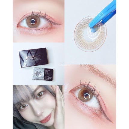 エーブルブラウンマンスリー (A.BLE BROWN monthly)/OLOLA/1ヶ月(1MONTH)カラコンを使ったクチコミ(7枚目)