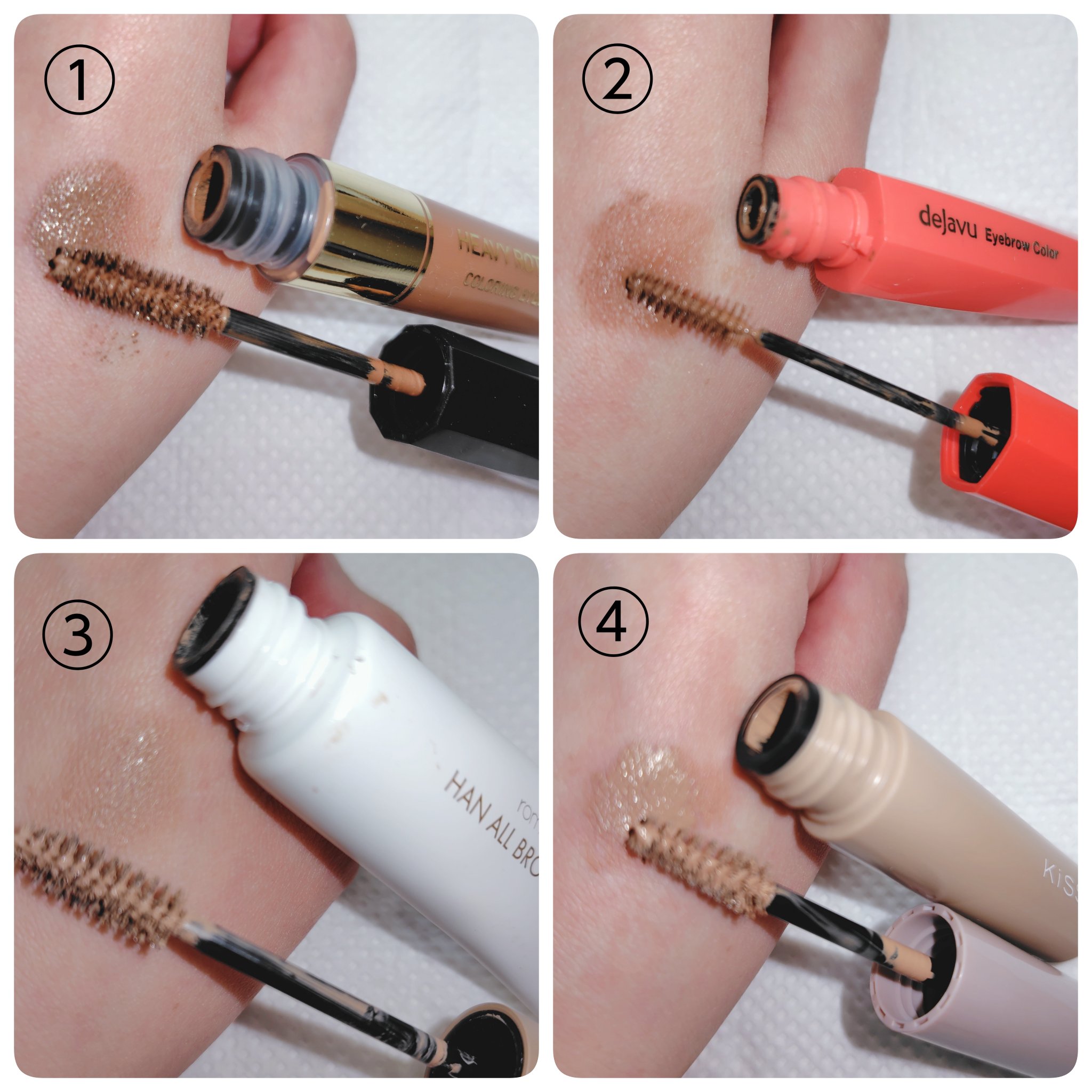 カラーリングアイブロウ/ヘビーローテーション/眉マスカラを使ったクチコミ（1枚目）