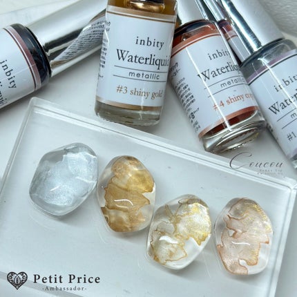 🐒ズボラママみっちゃんの高見えネイル💅 on LIPS 「#PRInbityWaterLiquidmetallic🖊️プ..」(3枚目)