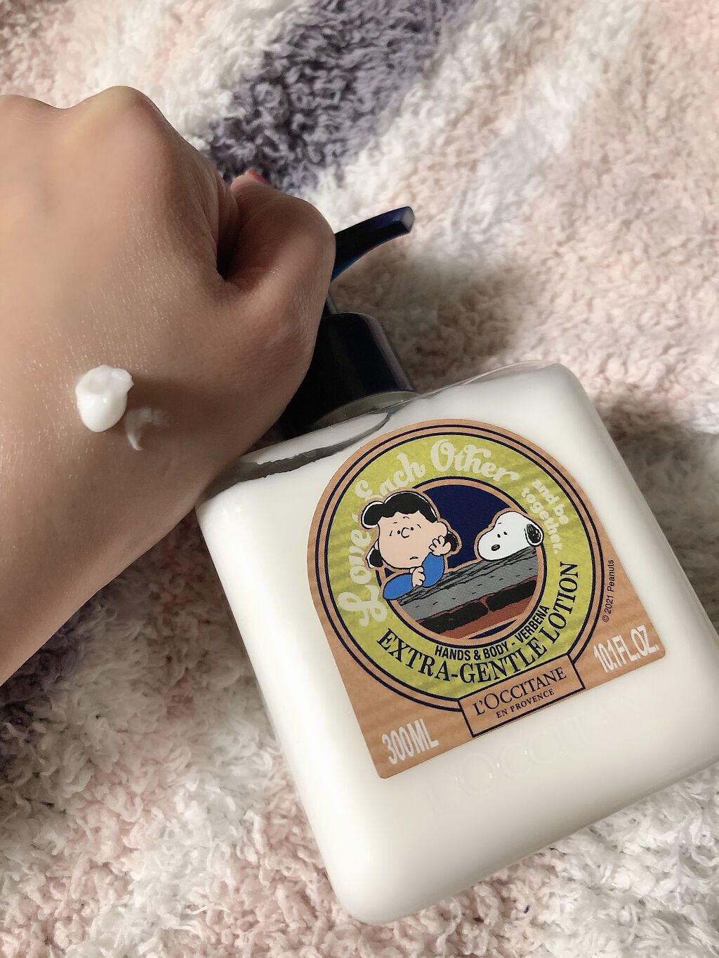 ヴァーベナ ハンドローション/L'OCCITANE/ハンドクリームを使ったクチコミ（2枚目）