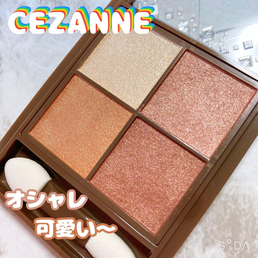 ニュアンスオンアイシャドウ/CEZANNE/アイシャドウパレットを使ったクチコミ(1枚目)