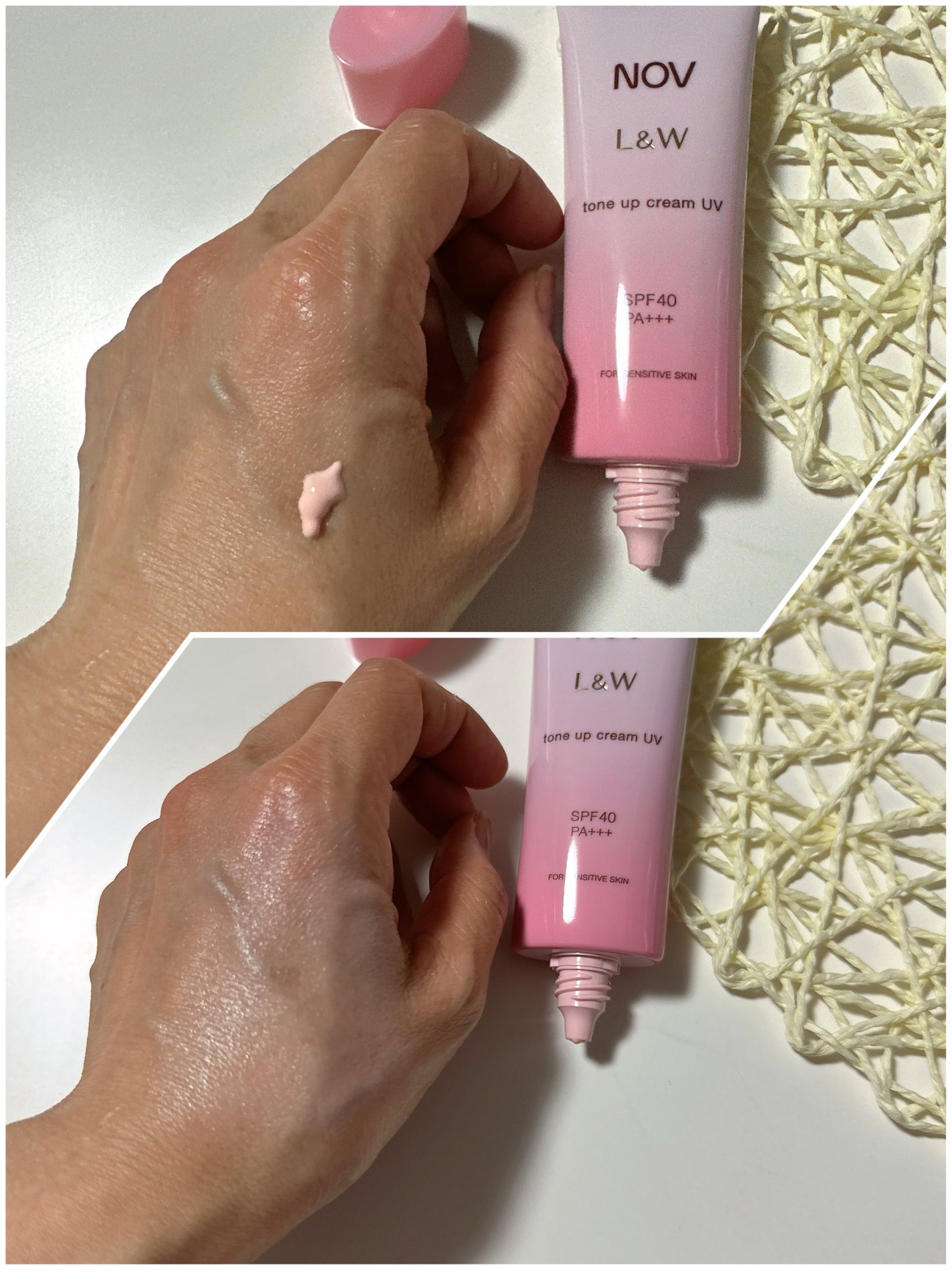 ノブ L&W トーンアップクリーム UV/NOV/化粧下地を使ったクチコミ(2枚目)