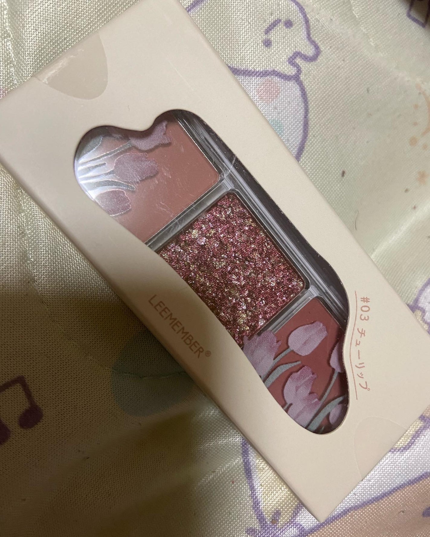 3色フローラアイパレット/LEEMEMBER/アイシャドウパレットを使ったクチコミ(1枚目)