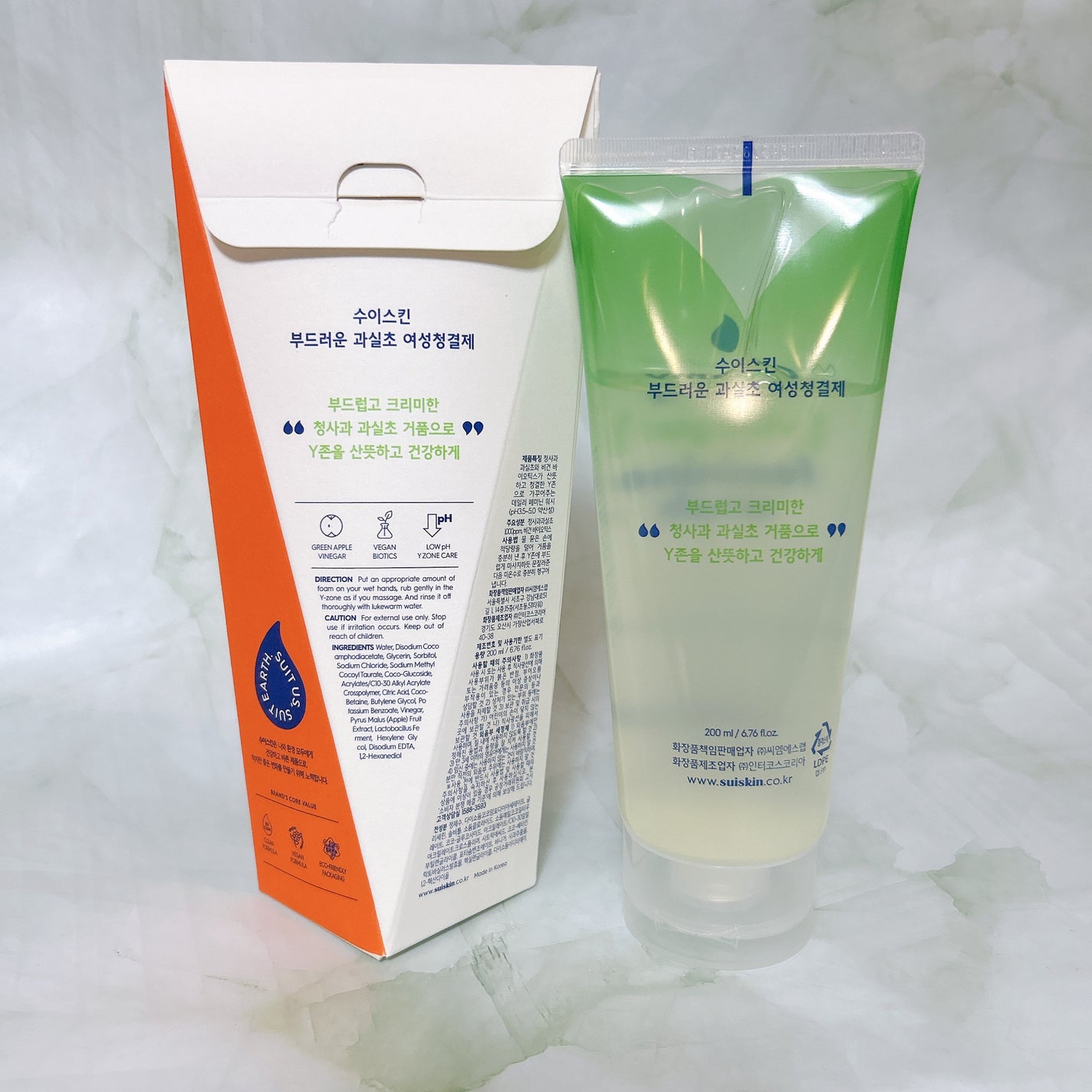 クリーミービネガーフェミニンウォッシュ/suiskin/ボディソープを使ったクチコミ(4枚目)