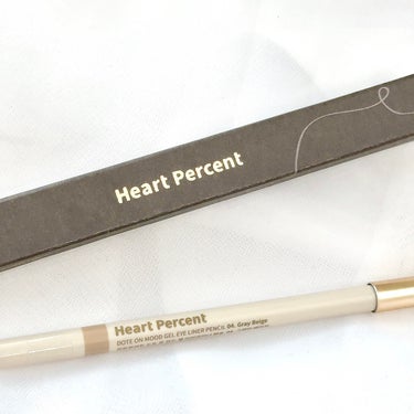 Heart Percent ドットオンムードジェルアイライナーペンシルのクチコミ「なめらかな描き心地✨️
自然な陰影ラインが引けるジェルライナー👀

Heart Percent.....」（3枚目）