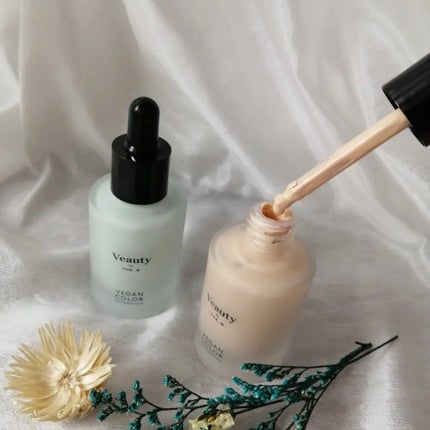 ヴィーガン カラーファンデーション/Veauty by THE_B/リキッドファンデーションを使ったクチコミ(2枚目)