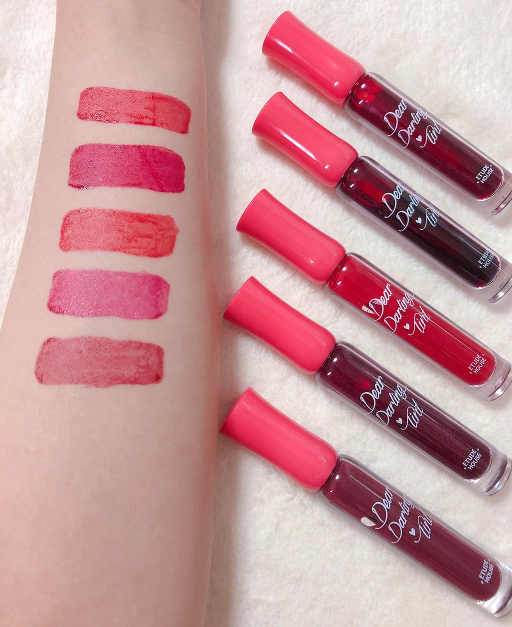 ディアダーリン ウォータージェルティント/ETUDE/リップティントを使ったクチコミ(2枚目)