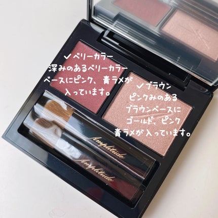 コンスピキュアス ダブルアイズ/Amplitude/アイシャドウパレットを使ったクチコミ(5枚目)