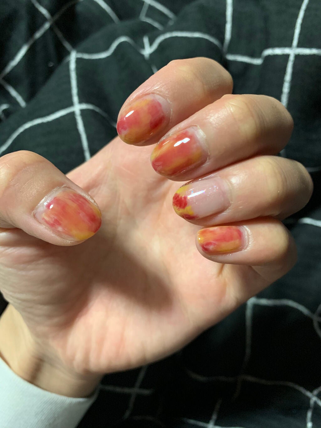 ジェルネイル(ライト対応)/セリア/ジェルネイルを使ったクチコミ(2枚目)