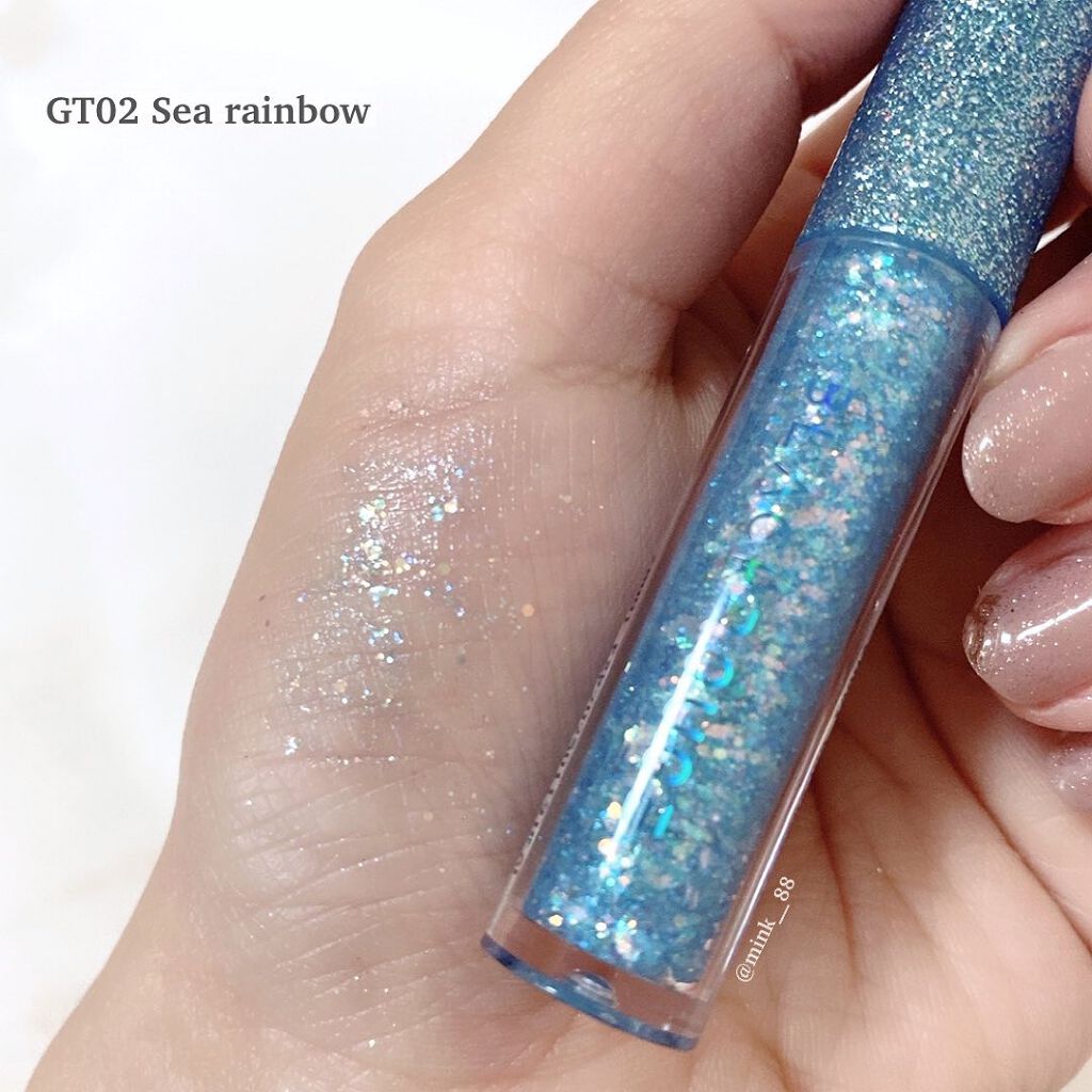 パールブリーアイグリッター/BLACK ROUGE/グリッターを使ったクチコミ（3枚目）