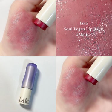 laka
Soul Vegan Lip Balm
#Mauve

⑅⁺˖- - - - - ⋈ - - - - -˖⁺⑅

パープルとピンクの絶妙なバランス。

肌にやさしい植物性原料のみを使用。
敏感