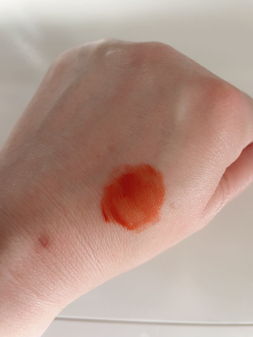 ジューシーラスティングティント/rom&nd/リップティントを使ったクチコミ（2枚目）