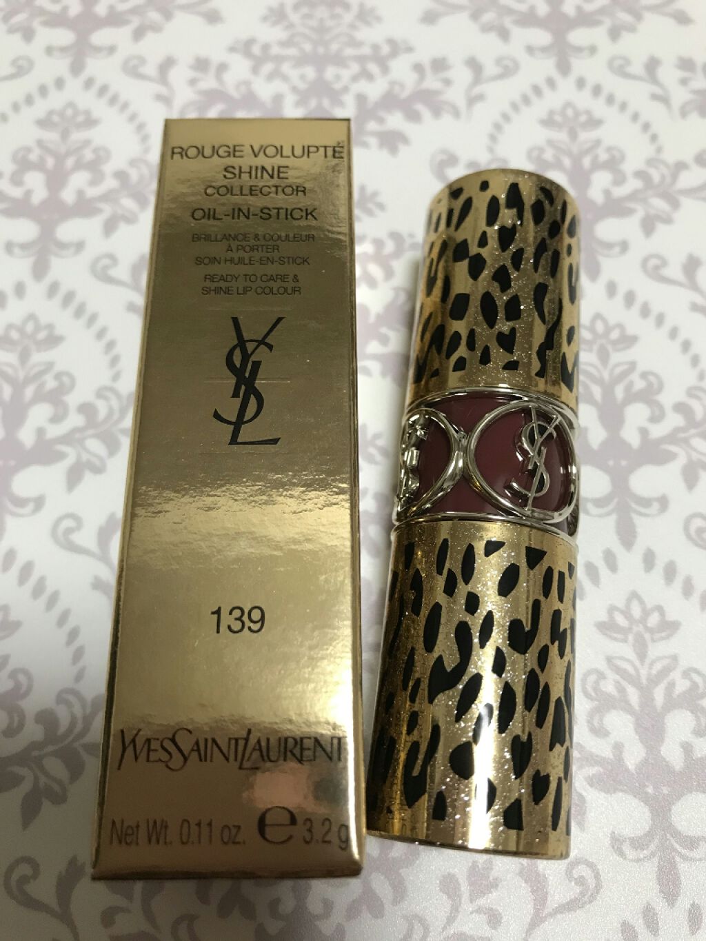 ルージュ ヴォリュプテ シャイン/YVES SAINT LAURENT BEAUTE/口紅を使ったクチコミ(1枚目)