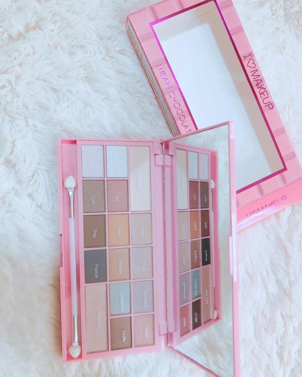 アイラブチョコレート/MAKEUP REVOLUTION/アイシャドウパレットを使ったクチコミ（2枚目）