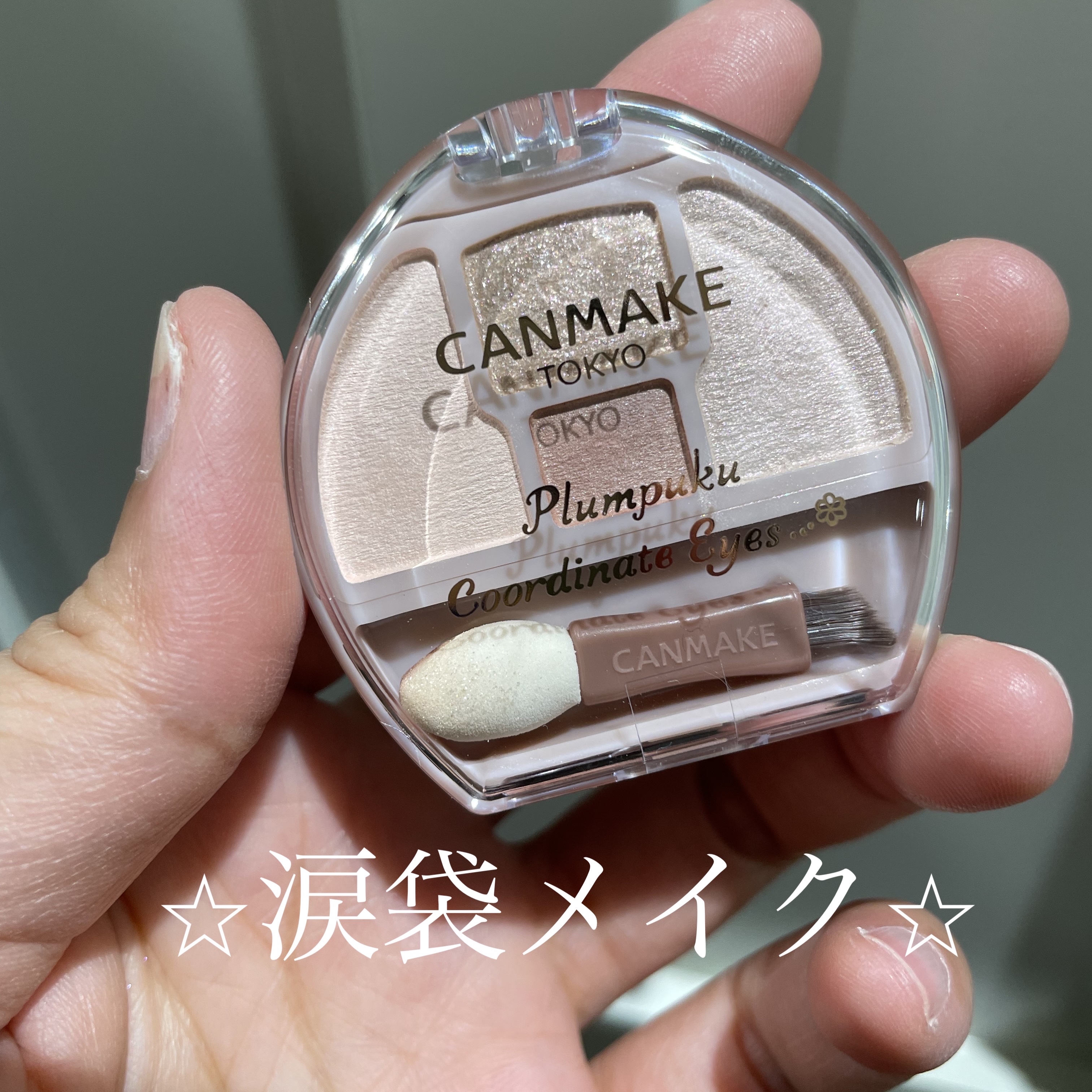 プランぷくコーデアイズ/キャンメイク/パウダーアイシャドウを使ったクチコミ（1枚目）