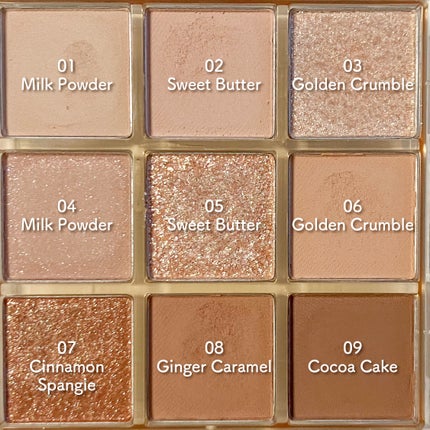 KEYBO FALL IN LOVE SHADOW PALETTE/keybo/アイシャドウパレットを使ったクチコミ(4枚目)