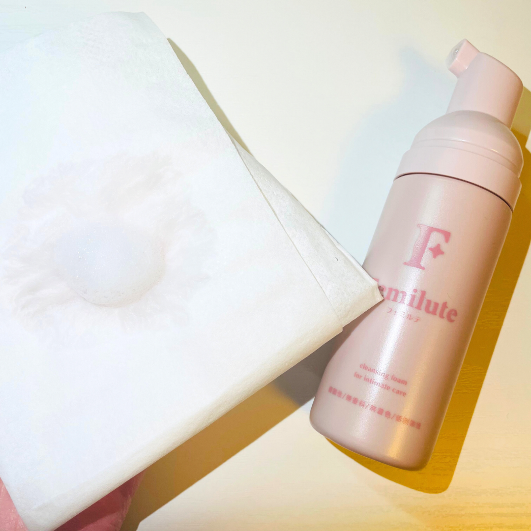 デリケートふきとりフォーム/Femilute/デリケートゾーンケアを使ったクチコミ(1枚目)