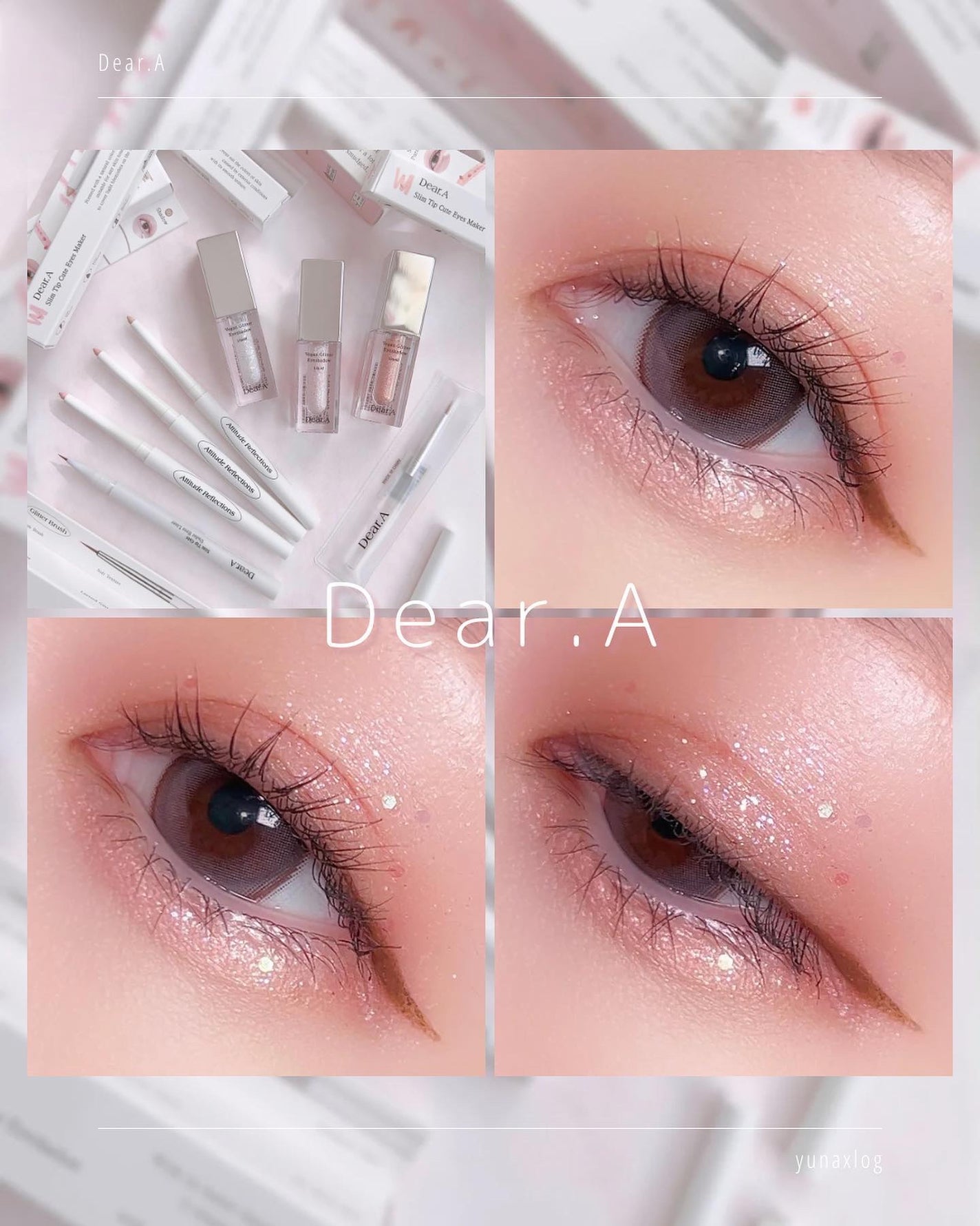 マイルドヘブン ヘブンスター12 Dear.Aのメイクアップ スリムチップキュートアイズメーカー他、2商品を使った口コミ - \ ぷっくり涙袋キラキラメイク / by yuna(混合肌) | LIPS