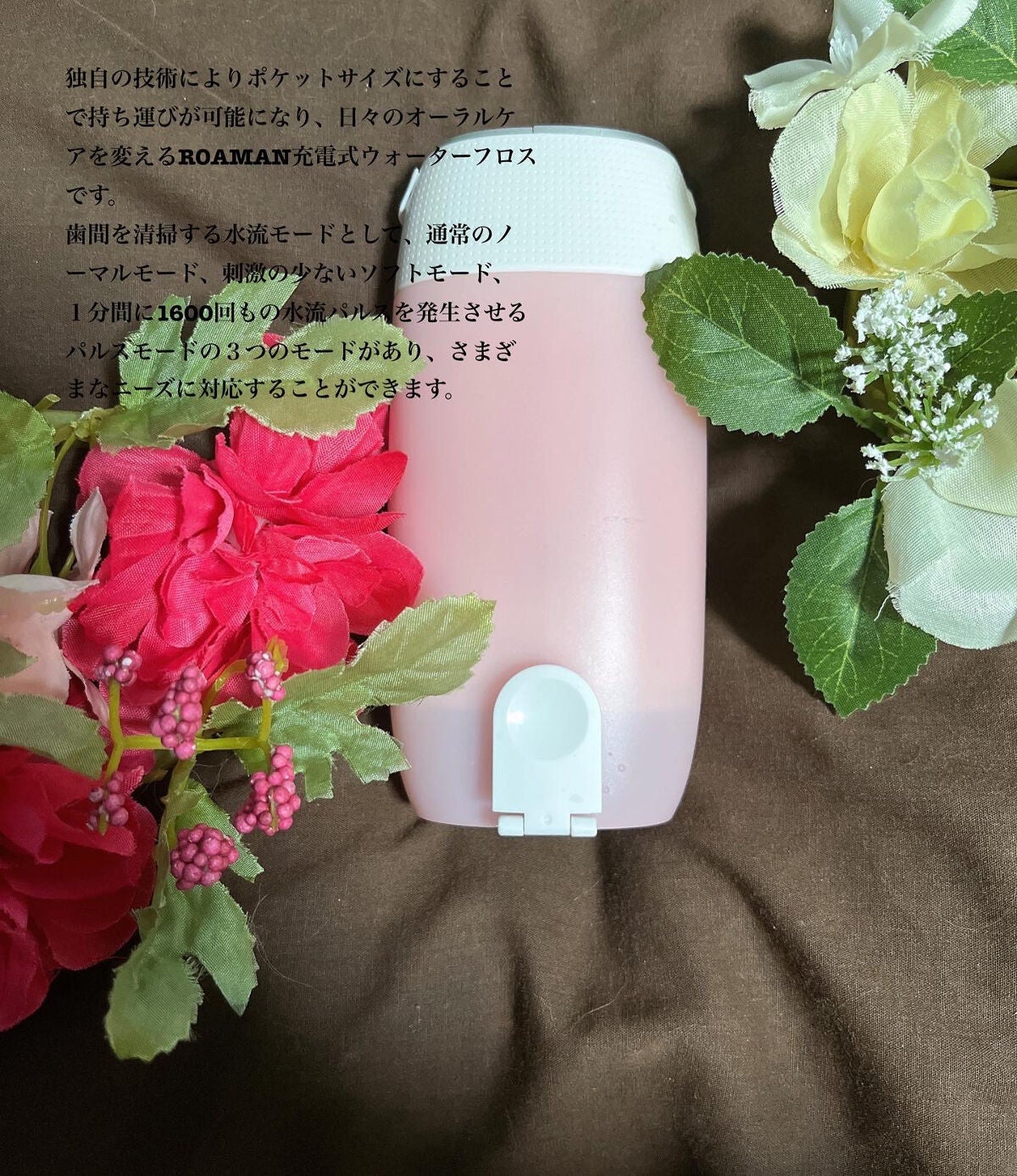 充電式ウォーターフロスmini1/ROAMAN/電動歯ブラシを使ったクチコミ(1枚目)