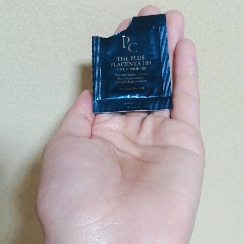 【馬プラセンタ原液100】プラセンタ原液100美容液 パウチ 1ml (馬プラセンタ)/パーフェクトC/美容液を使ったクチコミ(3枚目)