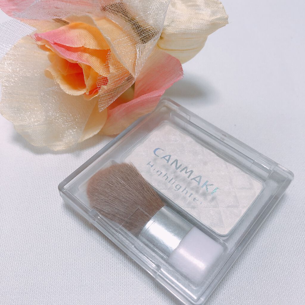 ハイライター No.01 ミルキーホワイト/キャンメイク/パウダーハイライトを使ったクチコミ（1枚目）