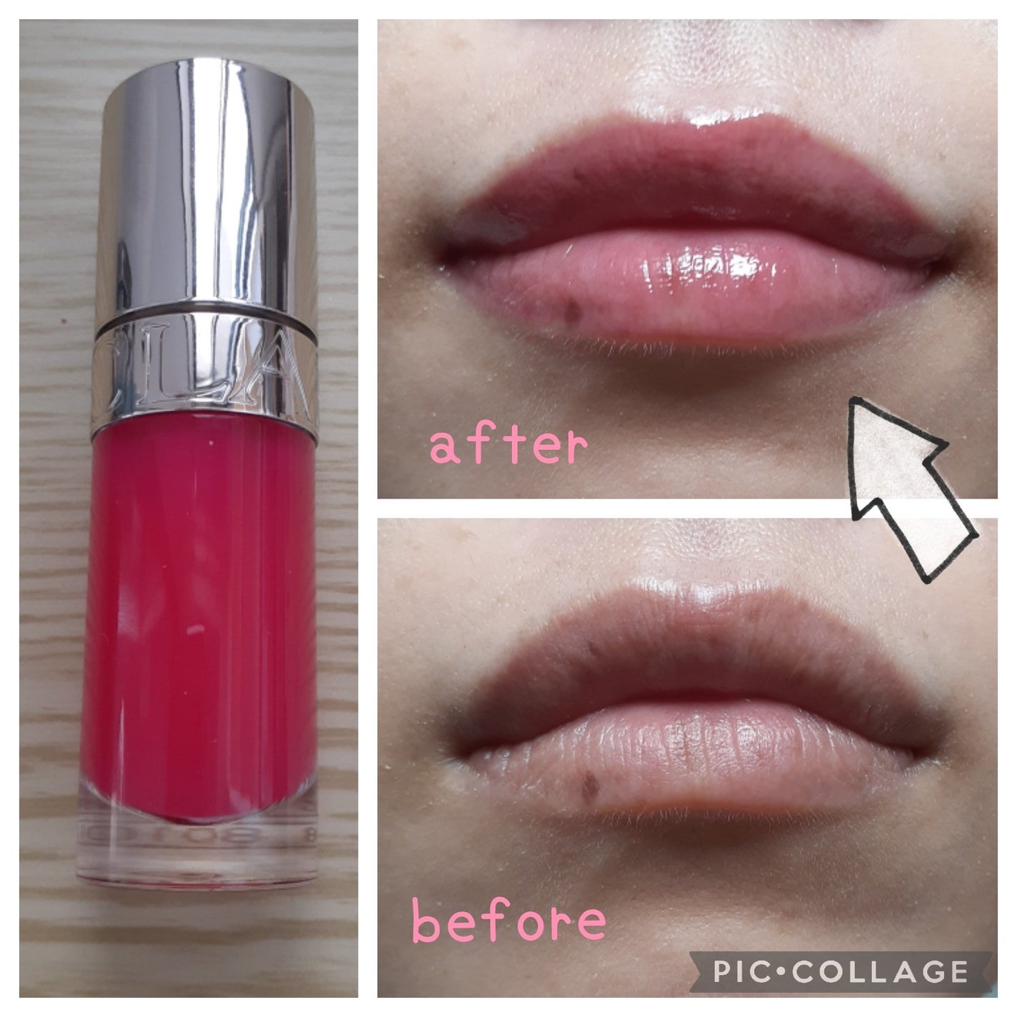 リップコンフォートオイル/CLARINS/リップグロスを使ったクチコミ(5枚目)