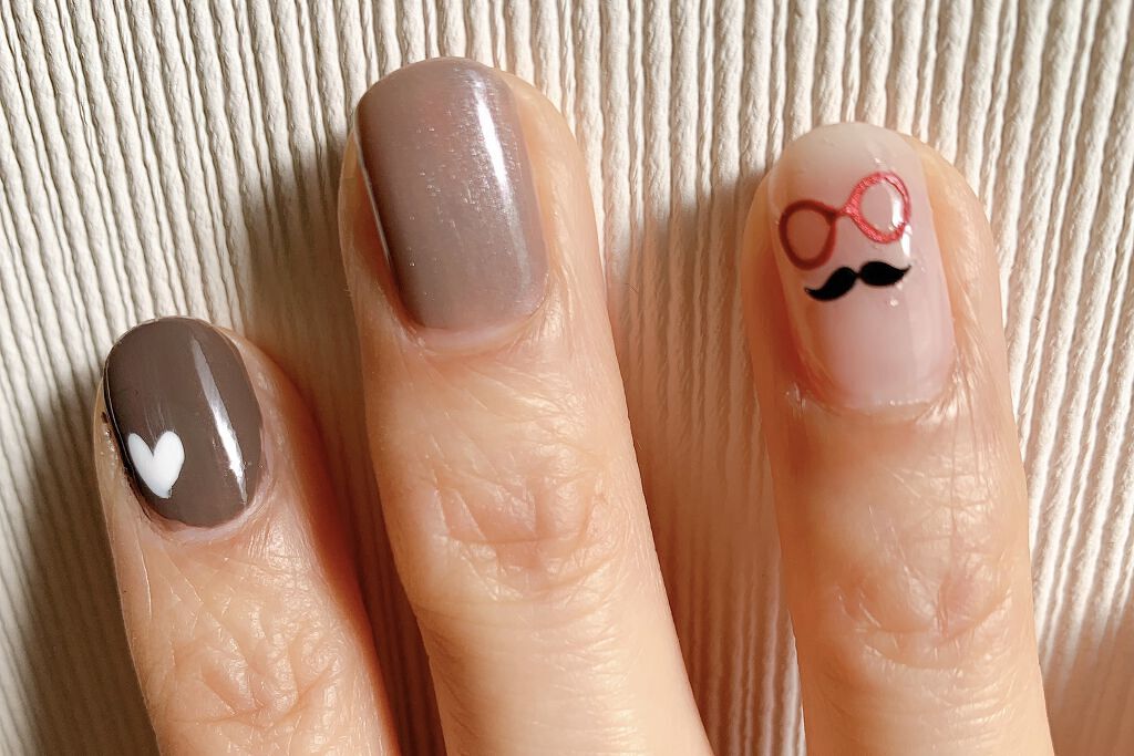 ネイルシール/キャンドゥ/ネイルシールを使ったクチコミ（2枚目）