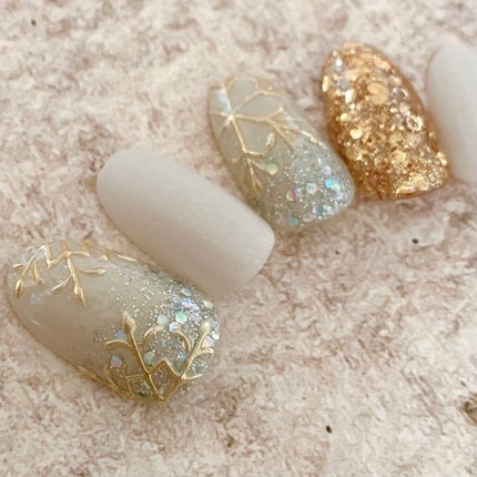 ジェルネイル(ライト対応)/セリア/ジェルネイルを使ったクチコミ(2枚目)