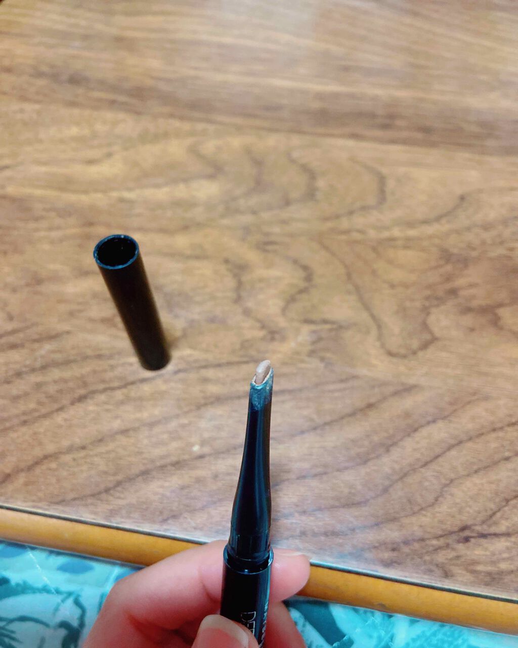 DB ペンシル＆ブラシ RB-1 レッドブラウン/MAYBELLINE NEW YORK/アイブロウペンシルを使ったクチコミ（2枚目）