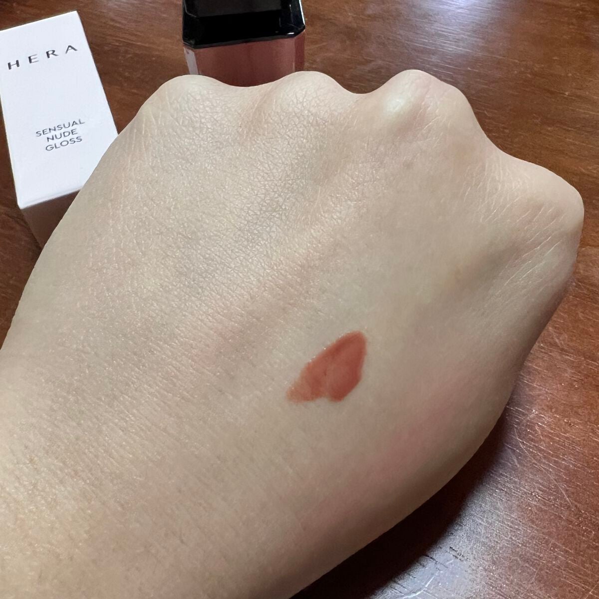 センシュアルヌードグロス/HERA/リップグロスを使ったクチコミ(3枚目)