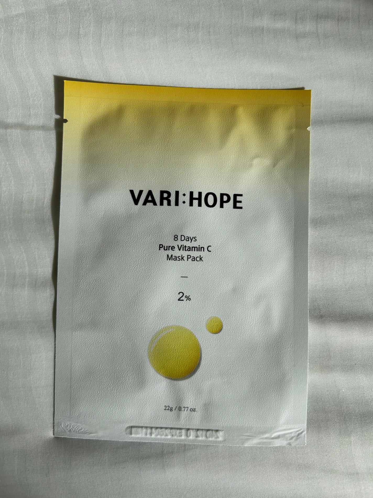 ピュアビタミンCマスクパック/VARI:HOPE/シートマスク・パックを使ったクチコミ(1枚目)