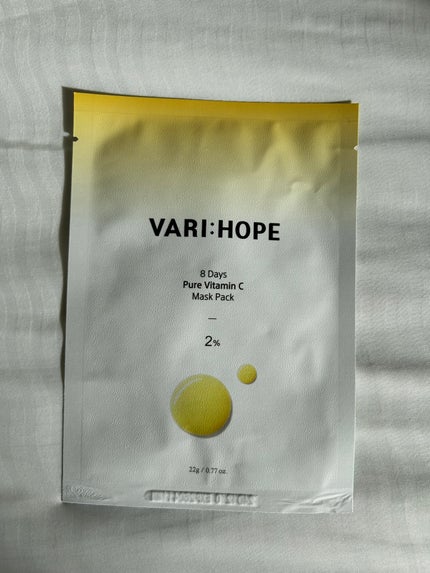 ピュアビタミンCマスクパック/VARI:HOPE/シートマスク・パックを使ったクチコミ(1枚目)