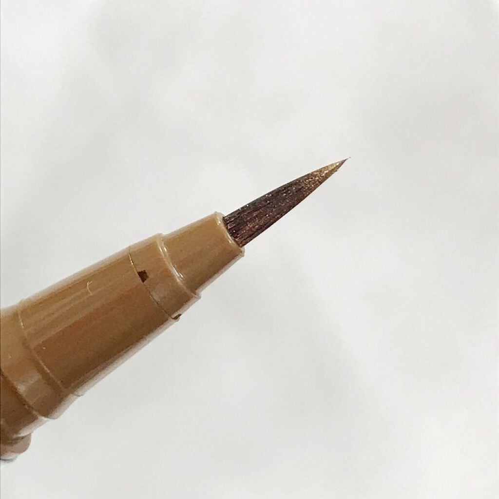 アイデザインライナー 02 セピアブロンズ/COCOROIKI/リキッドアイライナーを使ったクチコミ（3枚目）