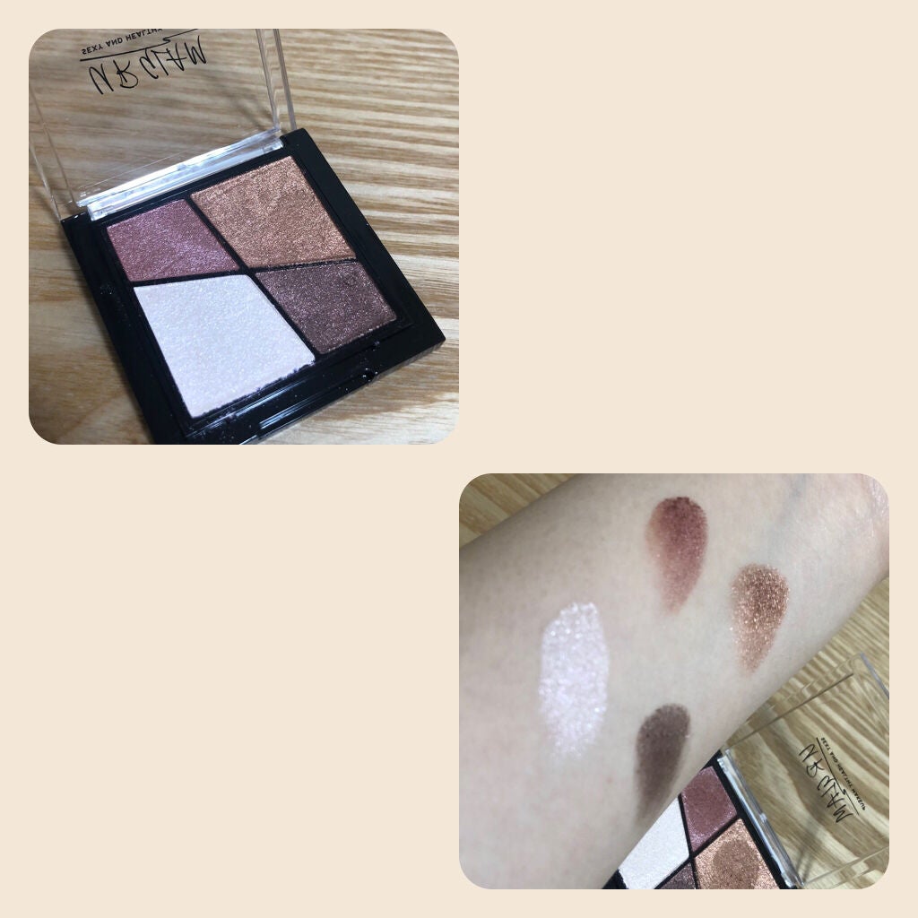 UR GLAM VELVET EYE COLOR PALETTE/U R GLAM/アイシャドウパレットを使ったクチコミ(1枚目)