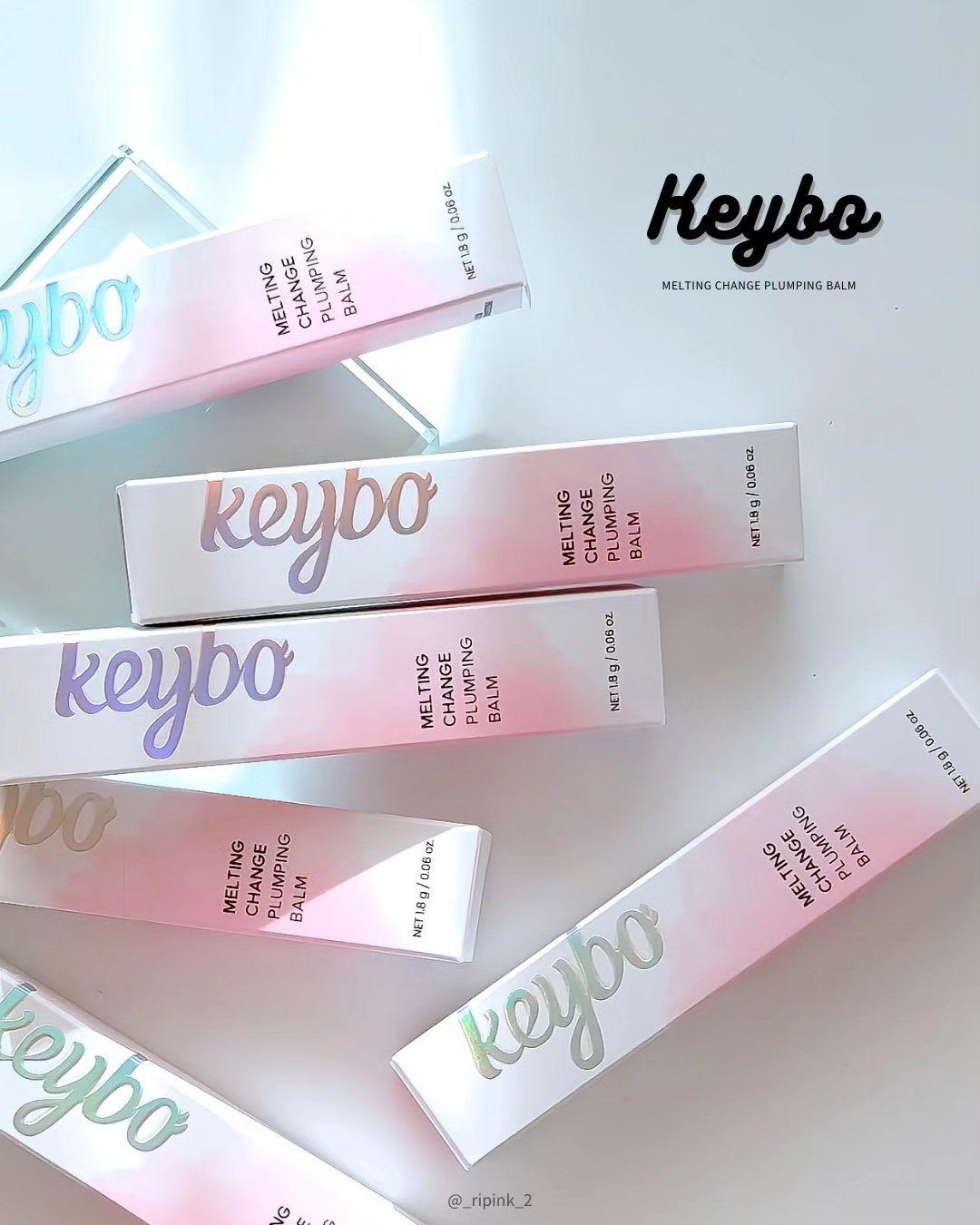 MELTING CHANGE PLUMPING BALM/keybo/口紅を使ったクチコミ(7枚目)