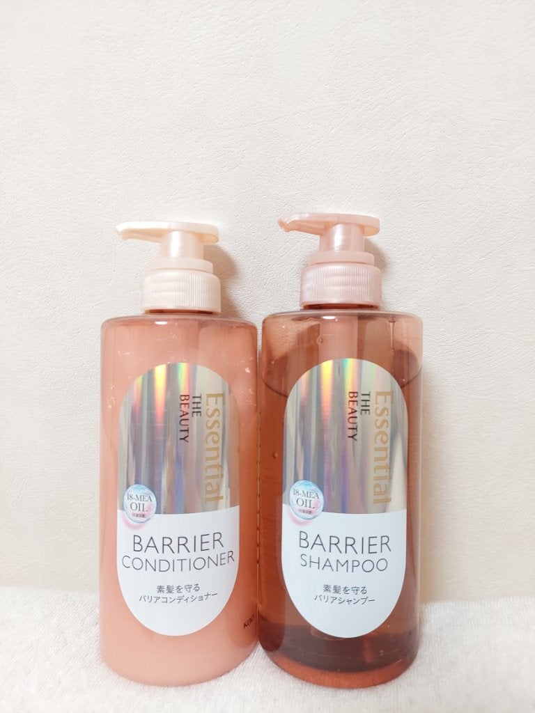 ザビューティ 髪のキメ美容素髪を守る バリアシャンプー/コンディショナー/エッセンシャル/シャンプー・コンディショナーを使ったクチコミ(1枚目)