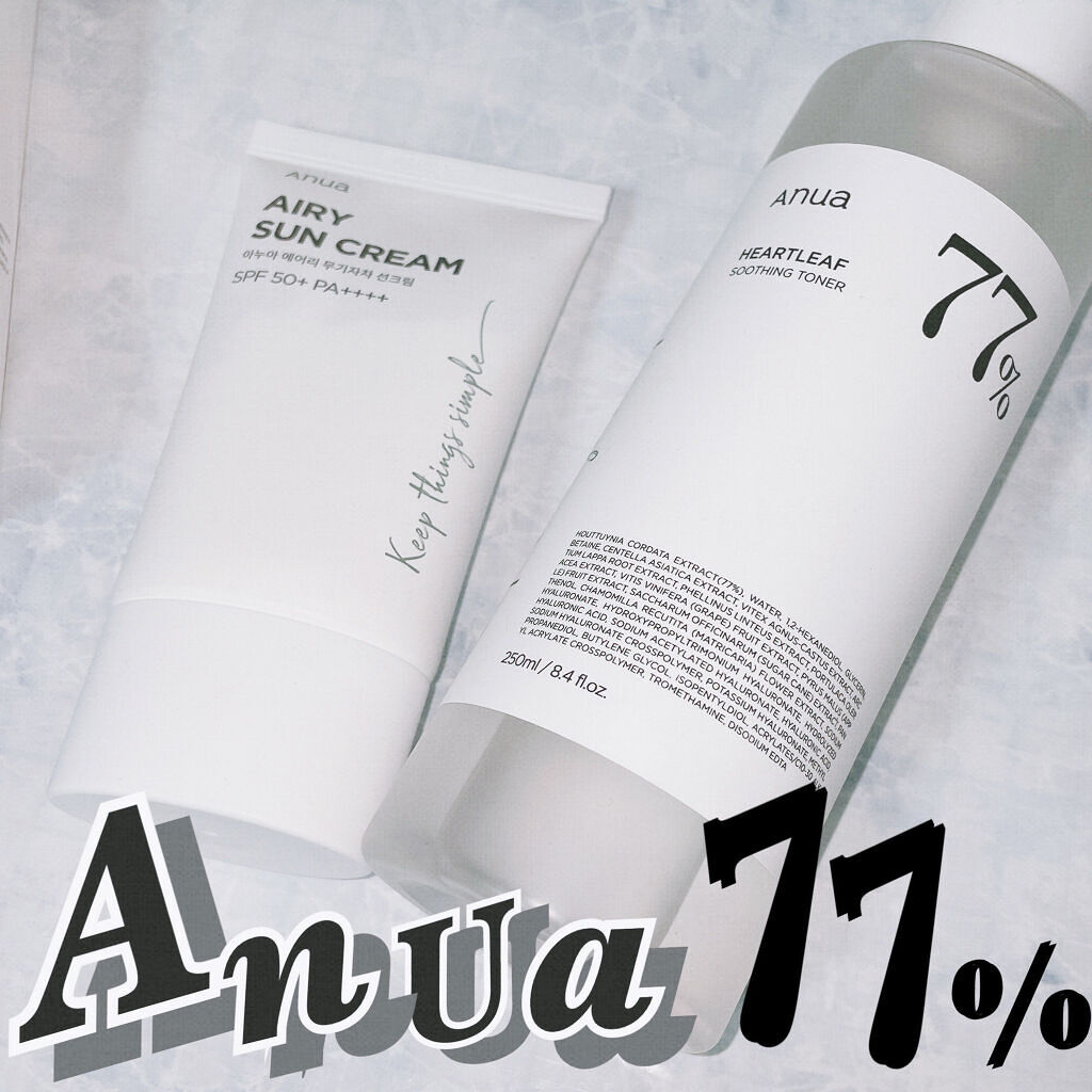 ドクダミ 77 スージングトナー/Anua/化粧水を使ったクチコミ（1枚目）