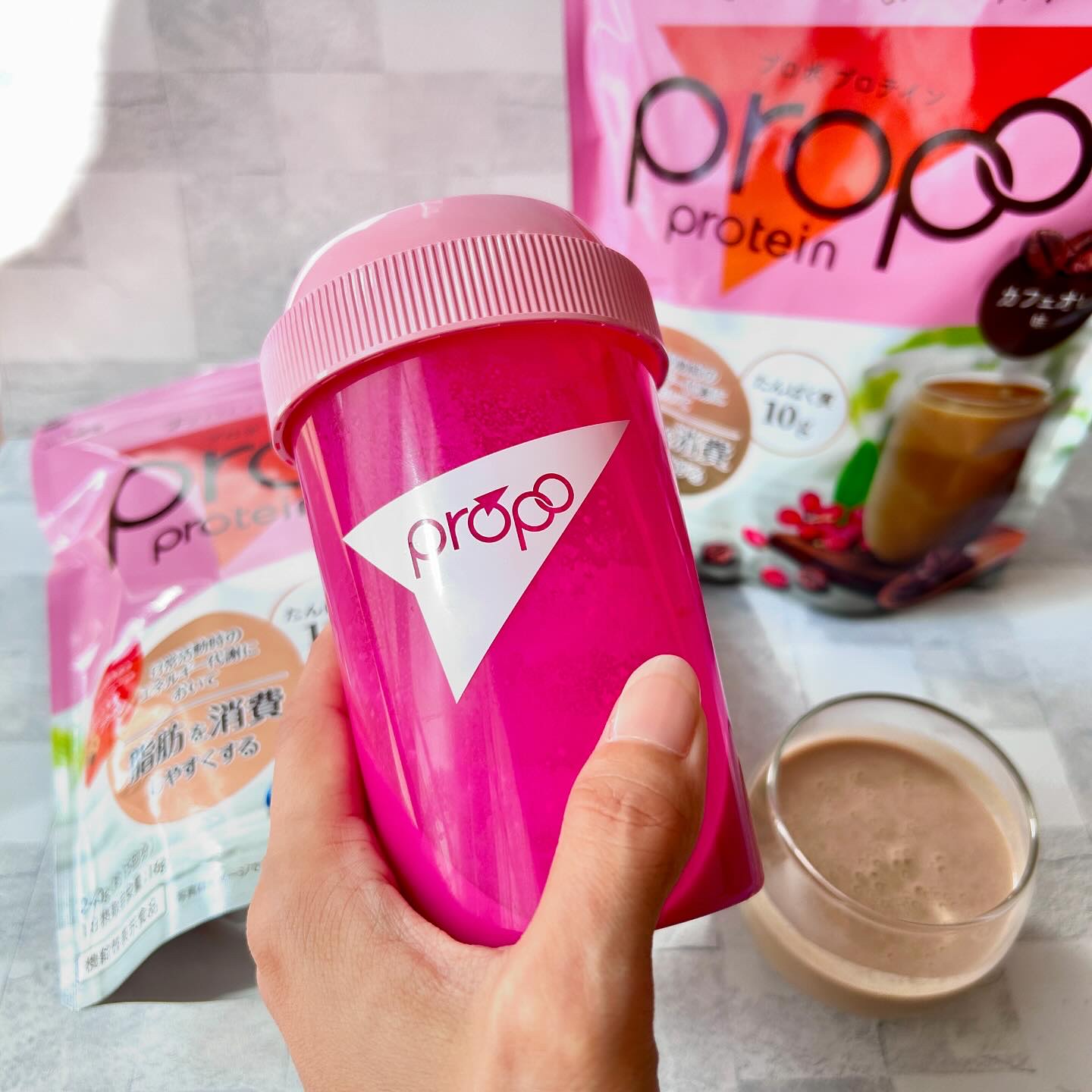 プロポ プロテイン(カフェオレ味)/ロート製薬/その他プロテインを使ったクチコミ（3枚目）