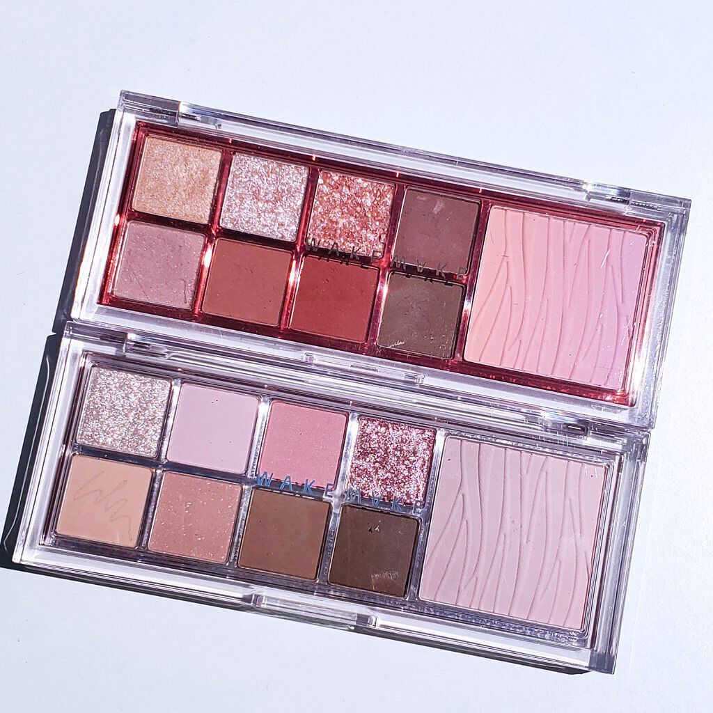 ミックスブラーリングアイパレット/wakemake/マルチパレットを使ったクチコミ（2枚目）