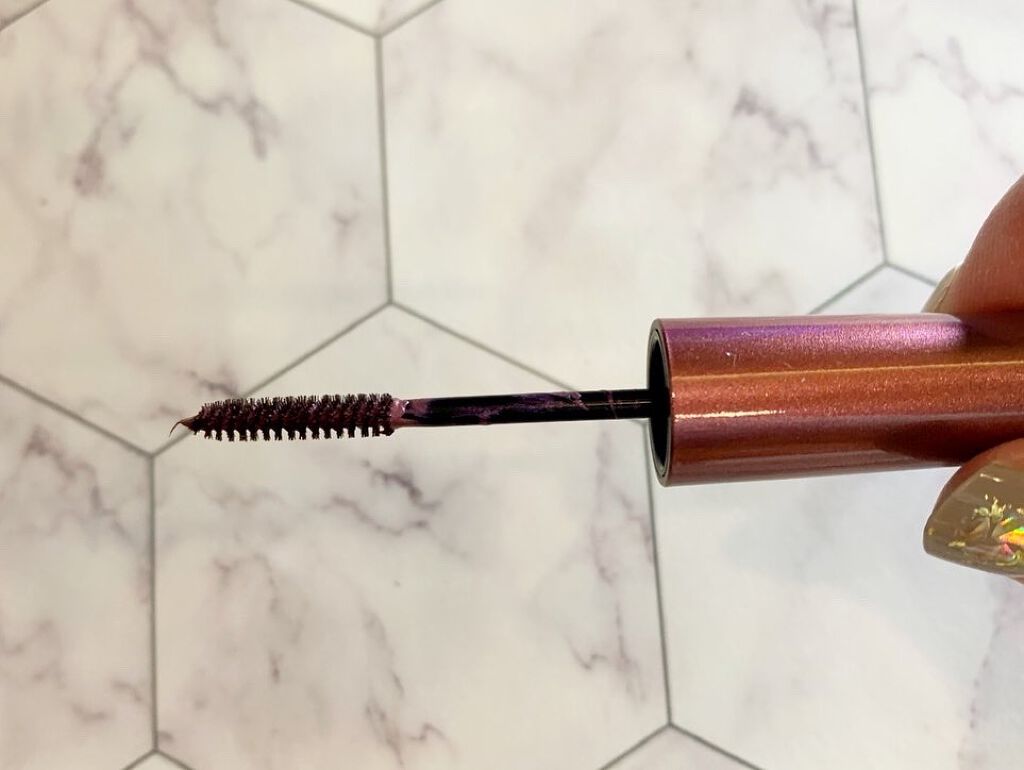 アイデザインマスカラ 05 トゥインクルパープル/COCOROIKI/マスカラを使ったクチコミ（2枚目）