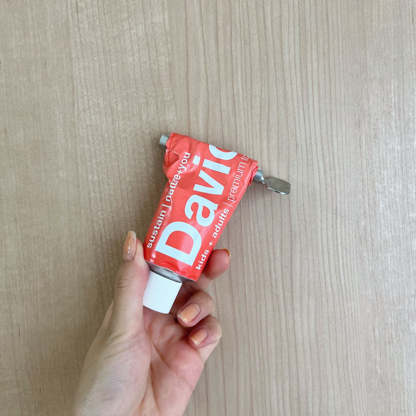 ホワイトニングトゥースペースト ストロベリースイカ/Davids/歯磨き粉を使ったクチコミ(1枚目)